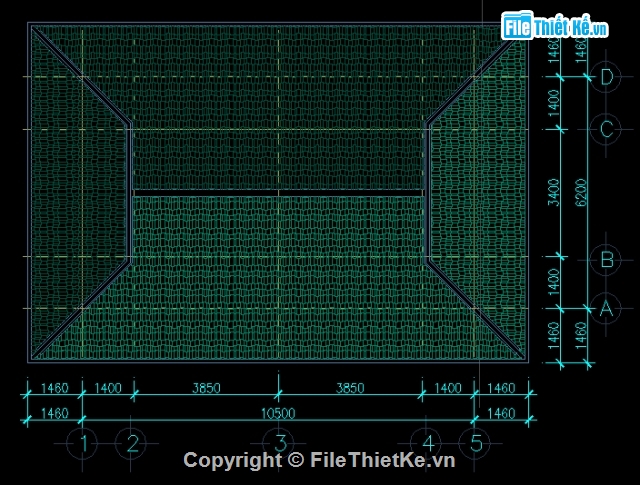 nhà sàn,kiến trúc nhà ở,file cad kiến trúc,nhà sàn bác Hồ